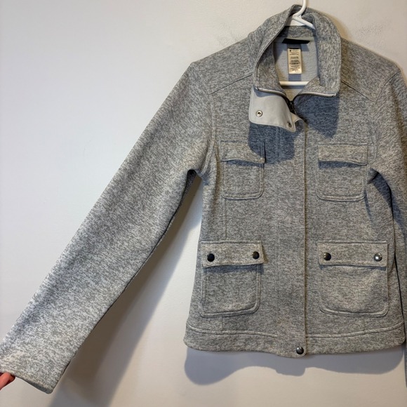 Patagonia Better Jacket Womens Gray Fleece Full Zip Cargo Pockets Size Small - Picture 4 of 7